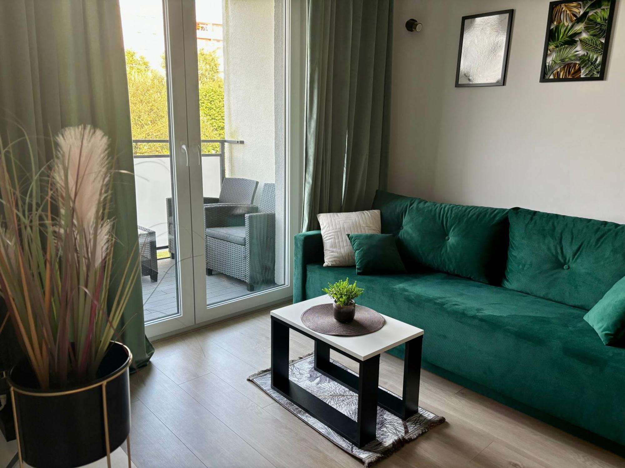 Apartment Green With Private Bike Storage Свиноуйсьце Экстерьер фото